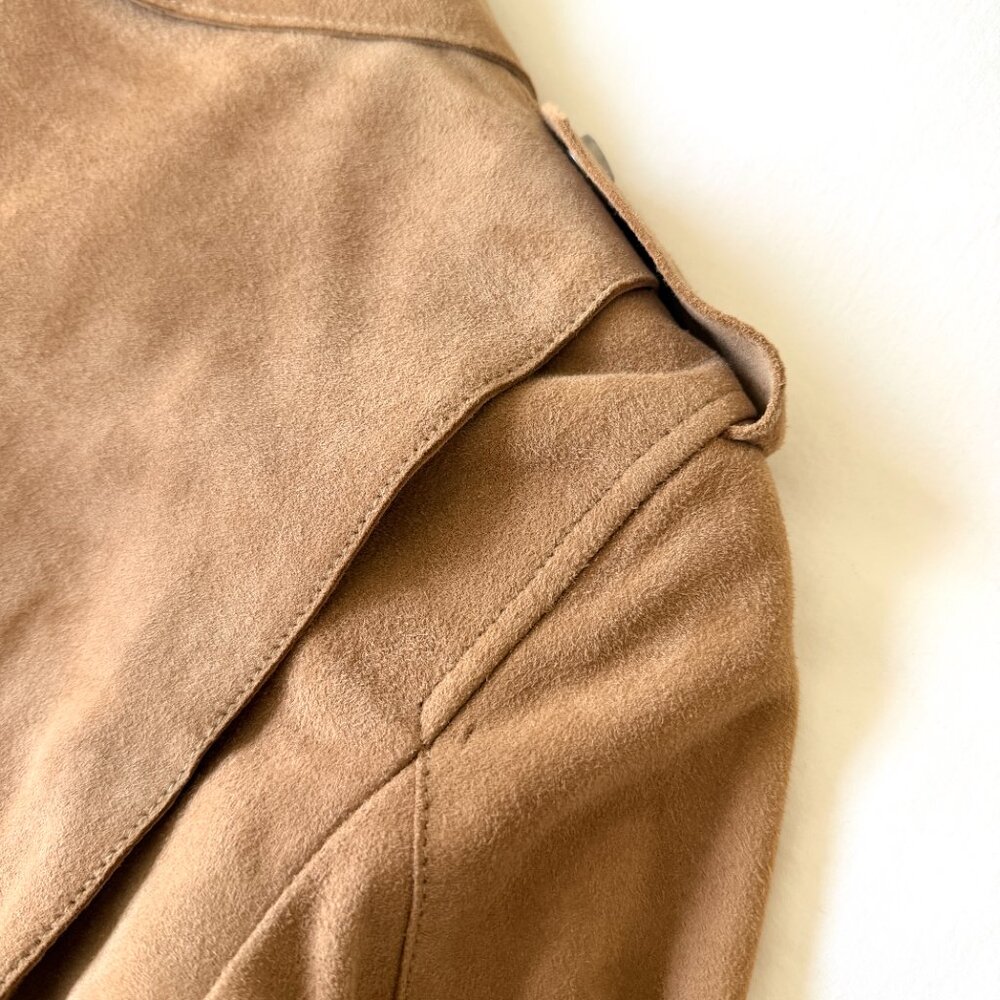 All Saints Richardson Suede Jacket - Picture 12 of 16